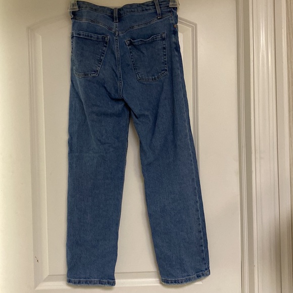 Wild Fable, Size:00, Blue High Rise Straight Jeans - Picture 2 of 3